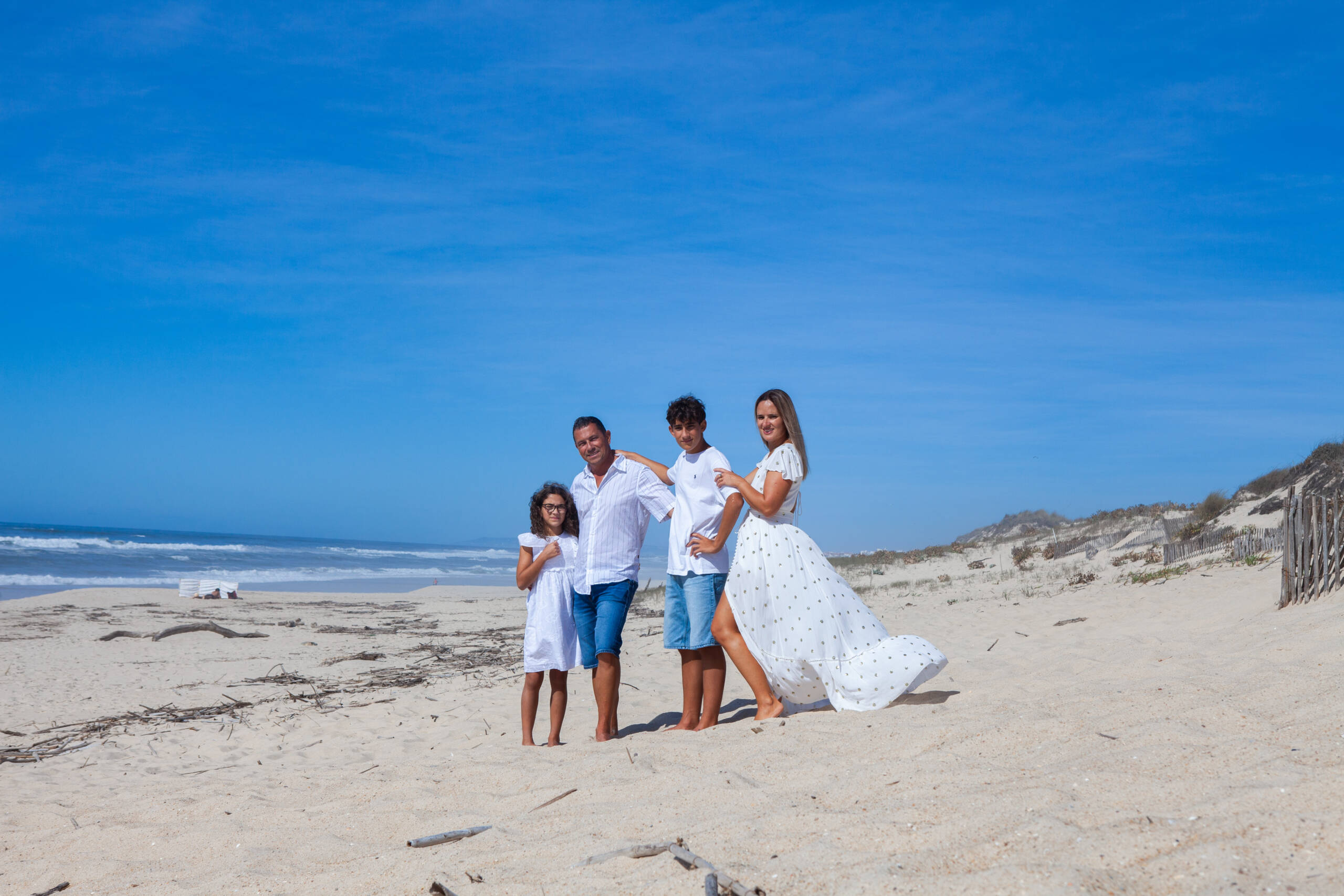 Sessão de Família descontraída onde a ligação entre todos é o mais importante
